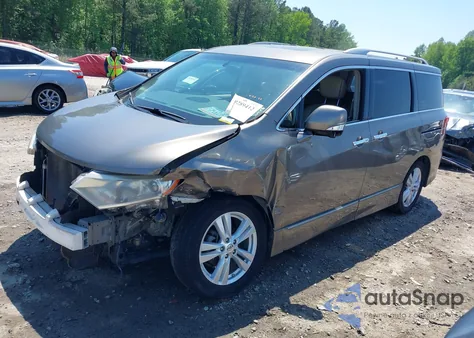 2014 Nissan Quest Le from USA, damaged, VIN JN8AE2KP3E9100872